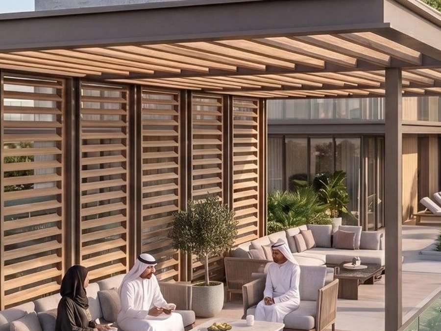 Rooftop lounge